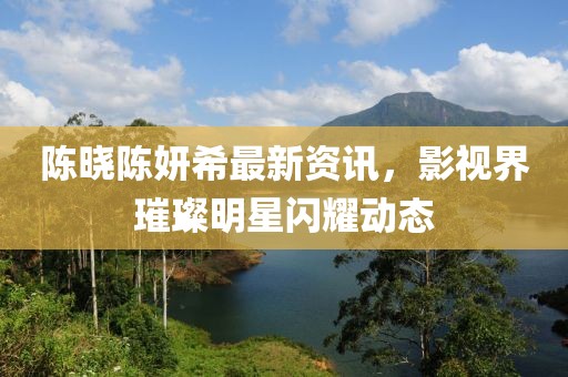 陈晓陈妍希最新资讯，影视界璀璨明星闪耀动态