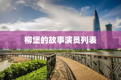 柳堡的故事演员列表