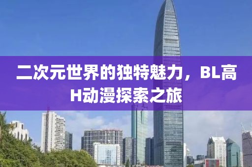二次元世界的独特魅力，BL高H动漫探索之旅