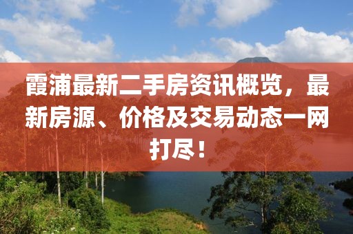 霞浦最新二手房资讯概览，最新房源、价格及交易动态一网打尽！