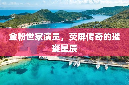 金粉世家演员，荧屏传奇的璀璨星辰