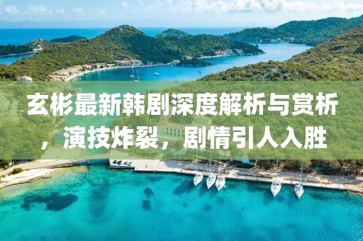 玄彬最新韩剧深度解析与赏析，演技炸裂，剧情引人入胜