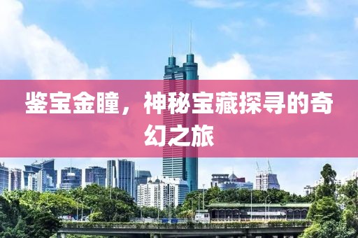 鉴宝金瞳，神秘宝藏探寻的奇幻之旅