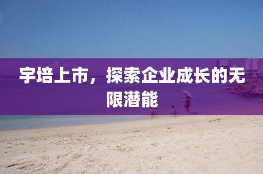 宇培上市，探索企业成长的无限潜能